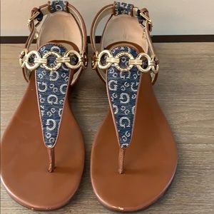 Guess sandals. Great condition. See minor …